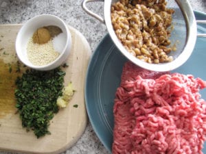 Lentil Hamburger Slider Ingredients
