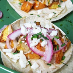 Sweet Potato Plantain Tacos