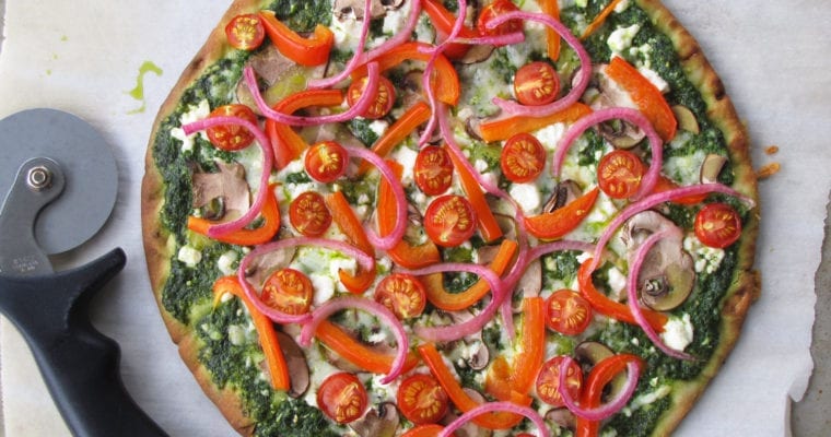 Veggie Greek Style Pizza