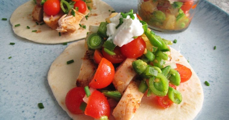 Lime Chili Chicken Tacos