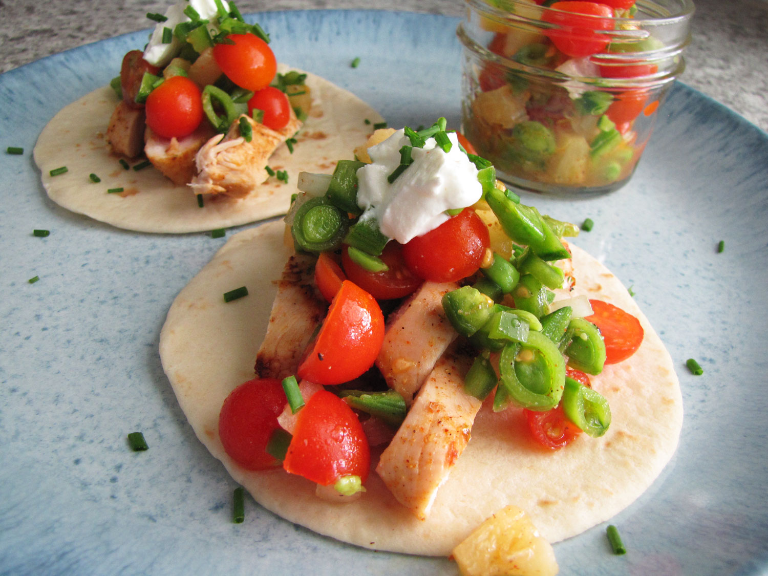 Lime Chili Chicken Tacos