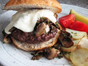 Plated Burger