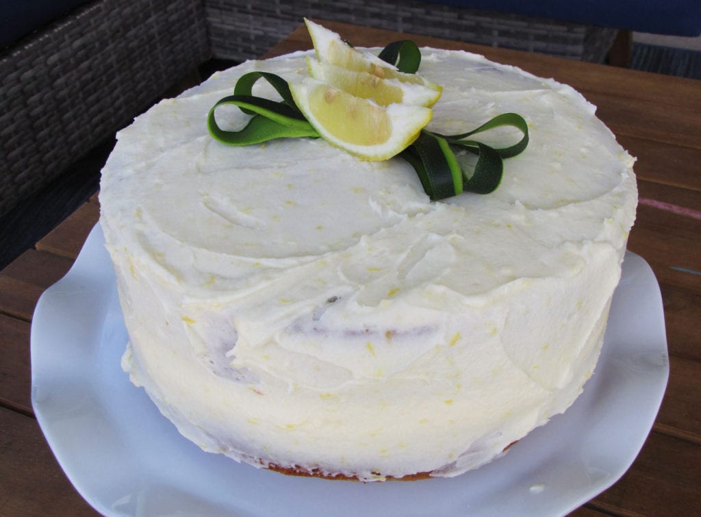 Zucchini Lemon Layer Cake