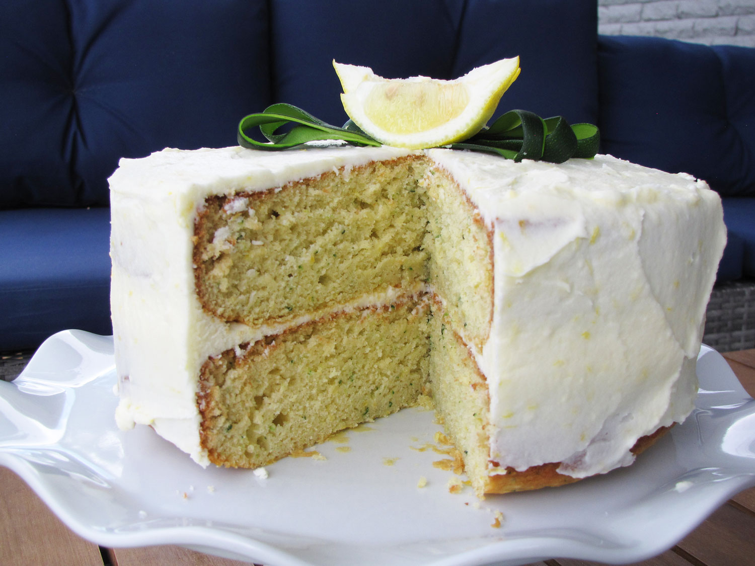 Zucchini Lemon Layer Cake