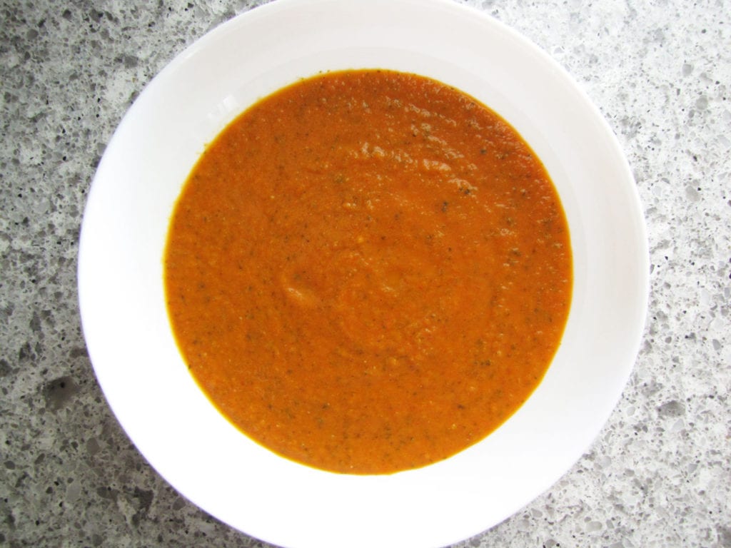Easy Tomato Soup Serving