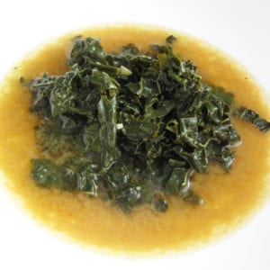 Kale Garlic Miso Soup
