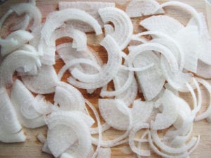Salted Thinly Sliced Onions