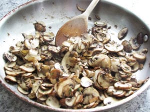 Sauteed Thyme Mushrooms