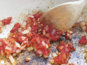 Add tomato paste