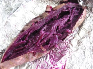 Baked Purple Sweet Potato