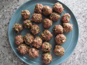 Lamb Kofta Meatballs Raw