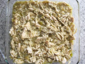 Salsa Verde Chicken Taco Meat