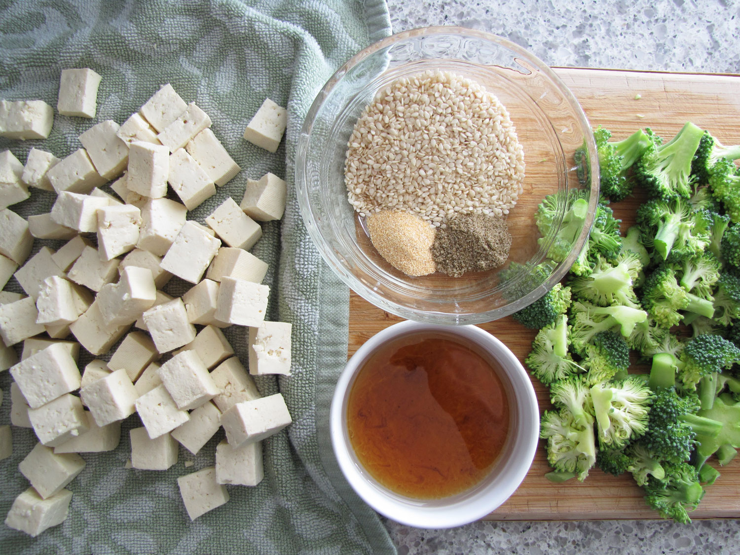 Roasted Sesame Tofu and Broccoli • Food, in brief.