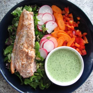 Jalapeño Salmon Chopped Salad