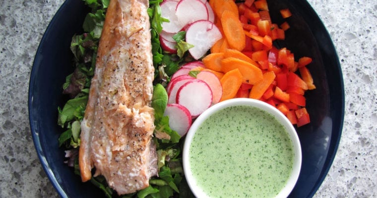 Jalapeño Salmon Chopped Salad