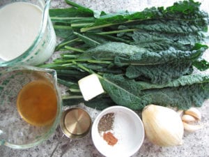 Kale Alfredo Ingredients