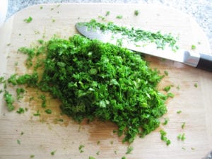 Minced Fresh Dill and Parsley
