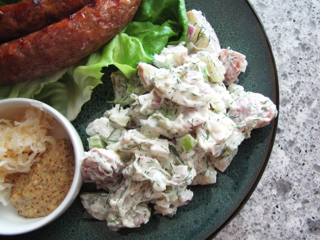Sauerkraut Potato Salad