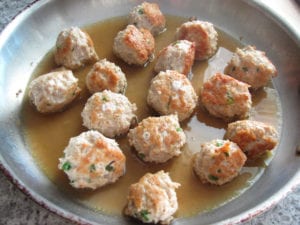 Turkey Meatballs Braised