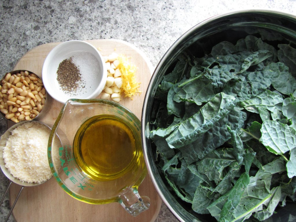 Kale Pesto Ingredients
