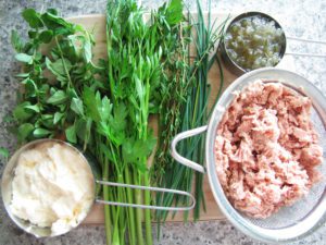 Herbed Tuna Salad Ingredients