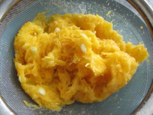 Finely Grated Yellow Squash Drained
