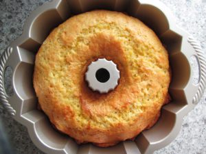Lemon Yellow Squash Bundt-Cake-in-Pan
