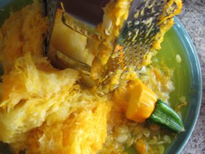 Yellow Squash Finely Grated