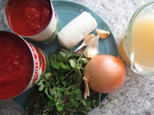 Herbed Tomato Goat Cheese Tortellini Soup Ingredients