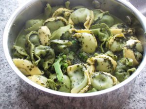Cook Tortellini and Broccoli in Broth