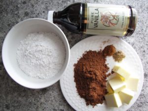 Chocolate Spice Glaze Ingredients
