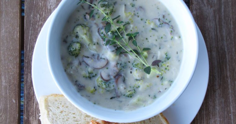 Gruyere Broccoli Soup