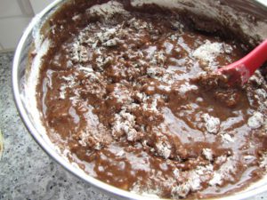 add cocoa powder baking soda salt and white whole wheat flour